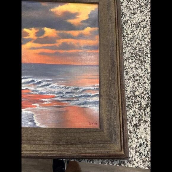 Original Susan Meyer Sinyai Oil on Panel 26" x 21" framed - Picture 16 of 16